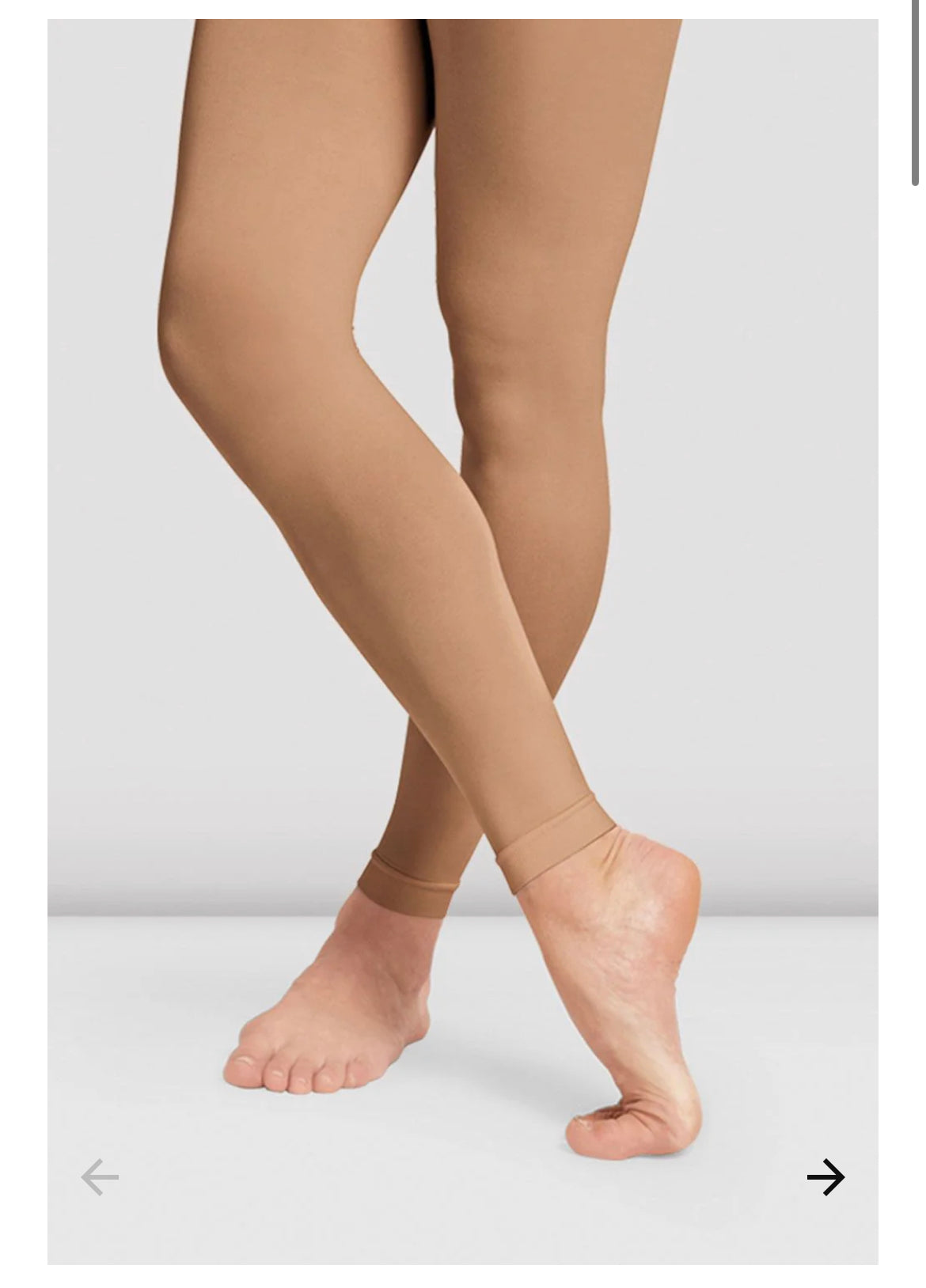 Bloch Footless contoursoft ladies
