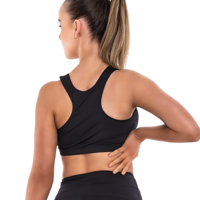 Silky racer back crop