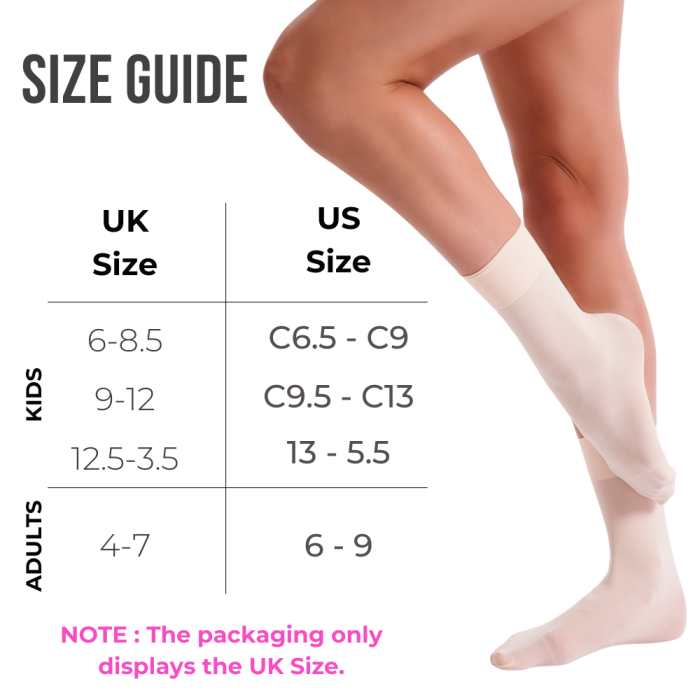 Silky essentials ballet socks