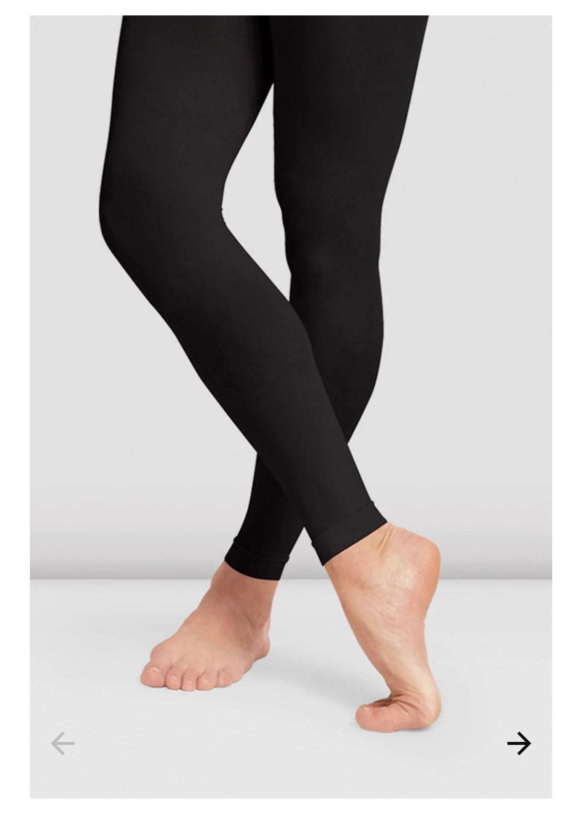 Bloch Footless contoursoft ladies