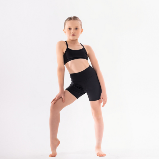 Silky high waisted cycling shorts