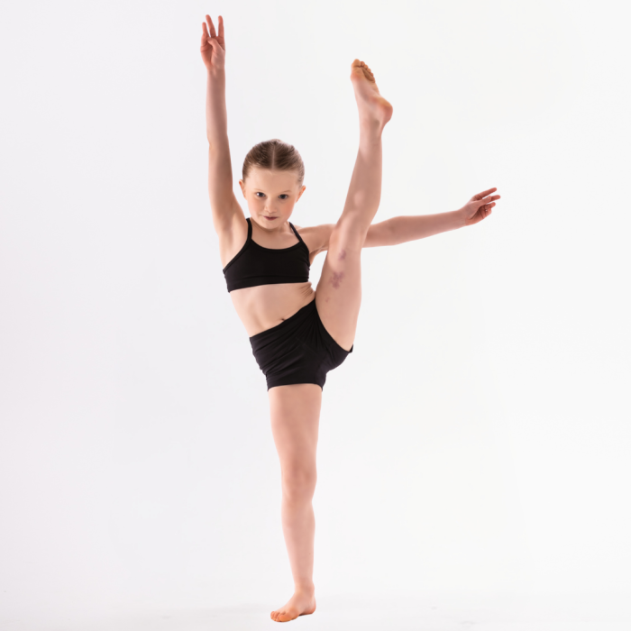 Silky high waisted booty dance shorts