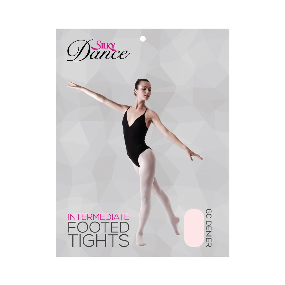 Silky intermediate footed tights