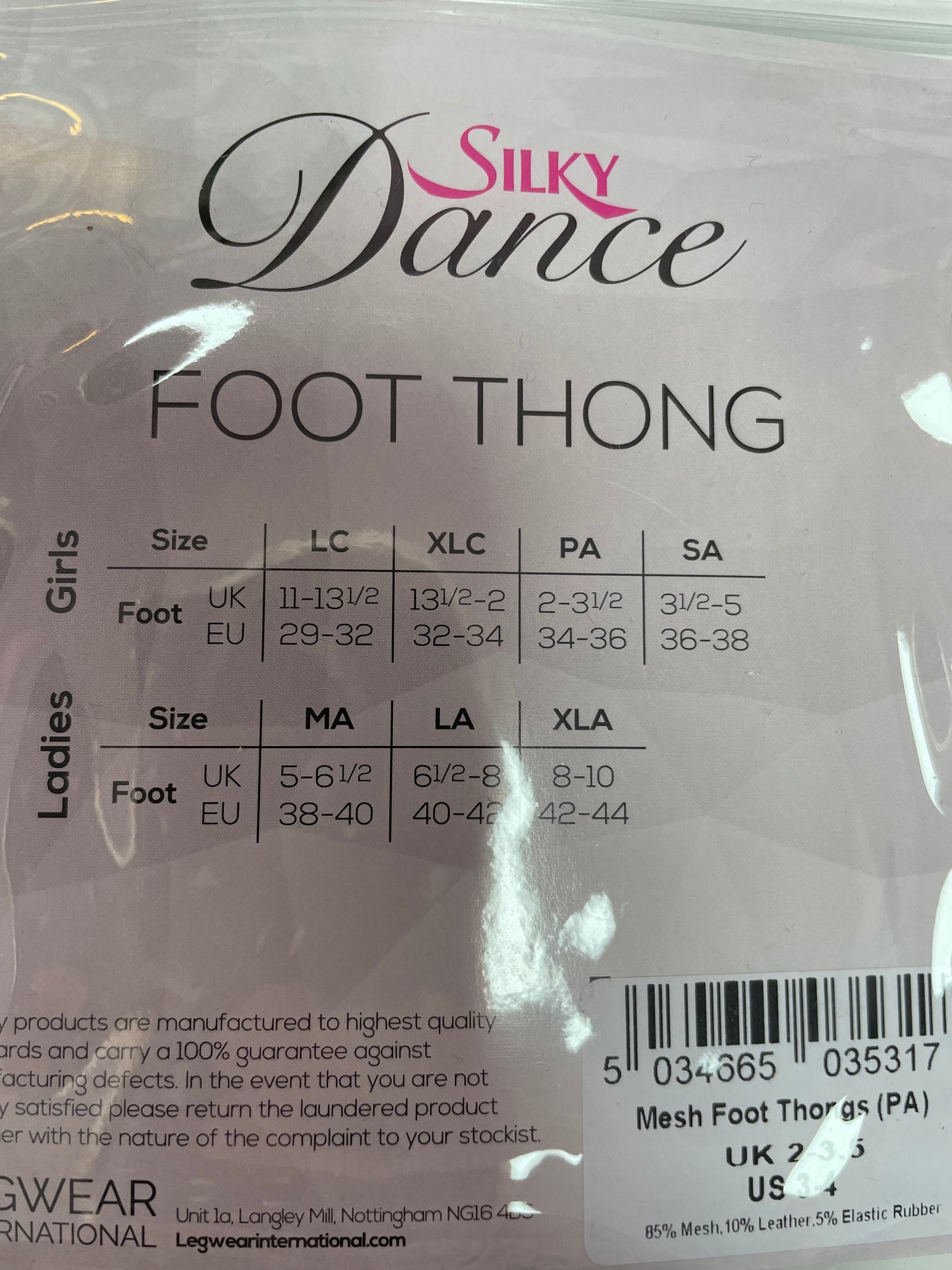 Silky Dance bejewelled foot thongs