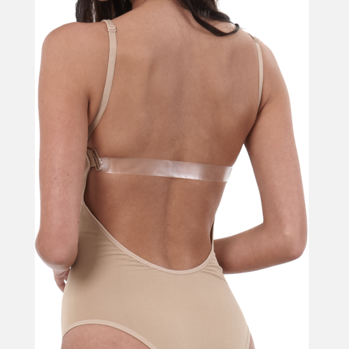Silky low back camisole with removable padding