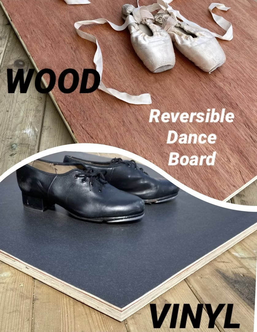 Reversible Dance Board (wood/vinyl)