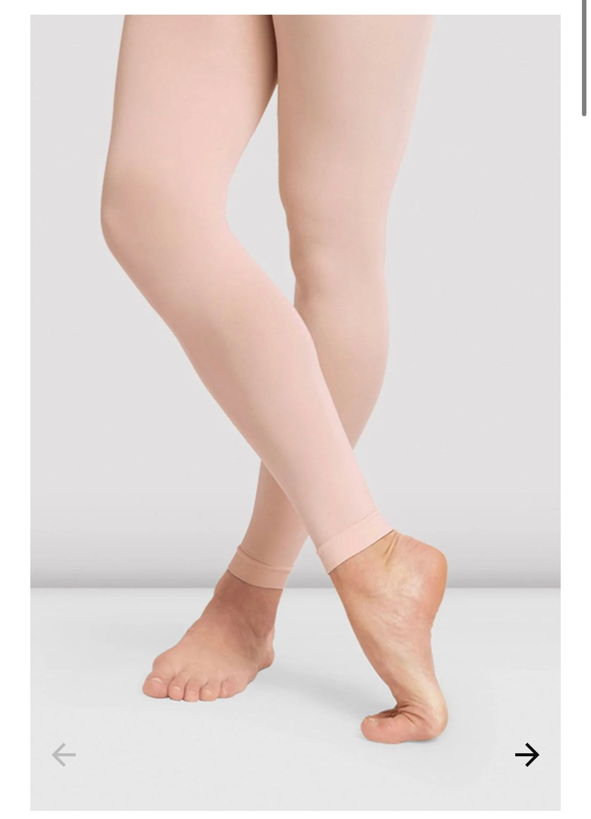 Bloch Footless contoursoft ladies