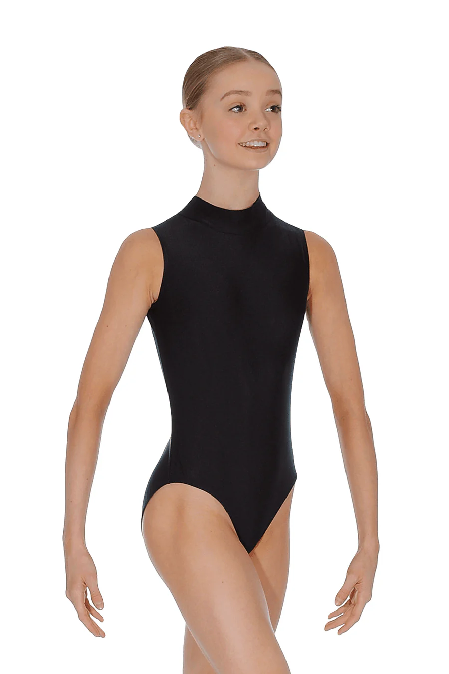 Roch Valley High neck leotard with popper fastening