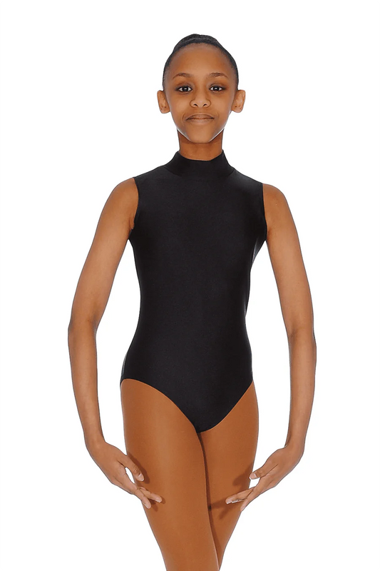 Roch Valley High neck leotard with popper fastening