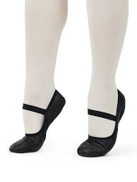 Capezio Lily kids black ballet shoes