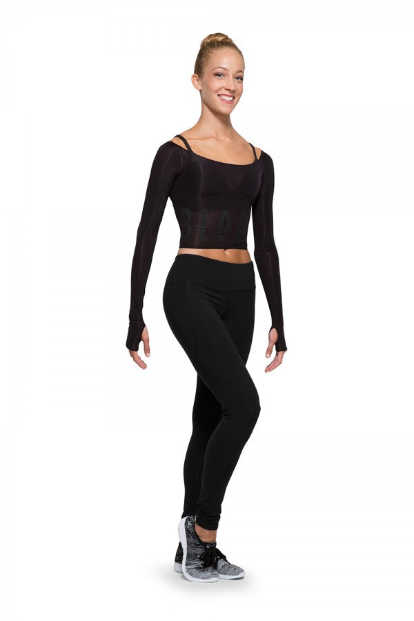 Bloch logo long sleeve crop