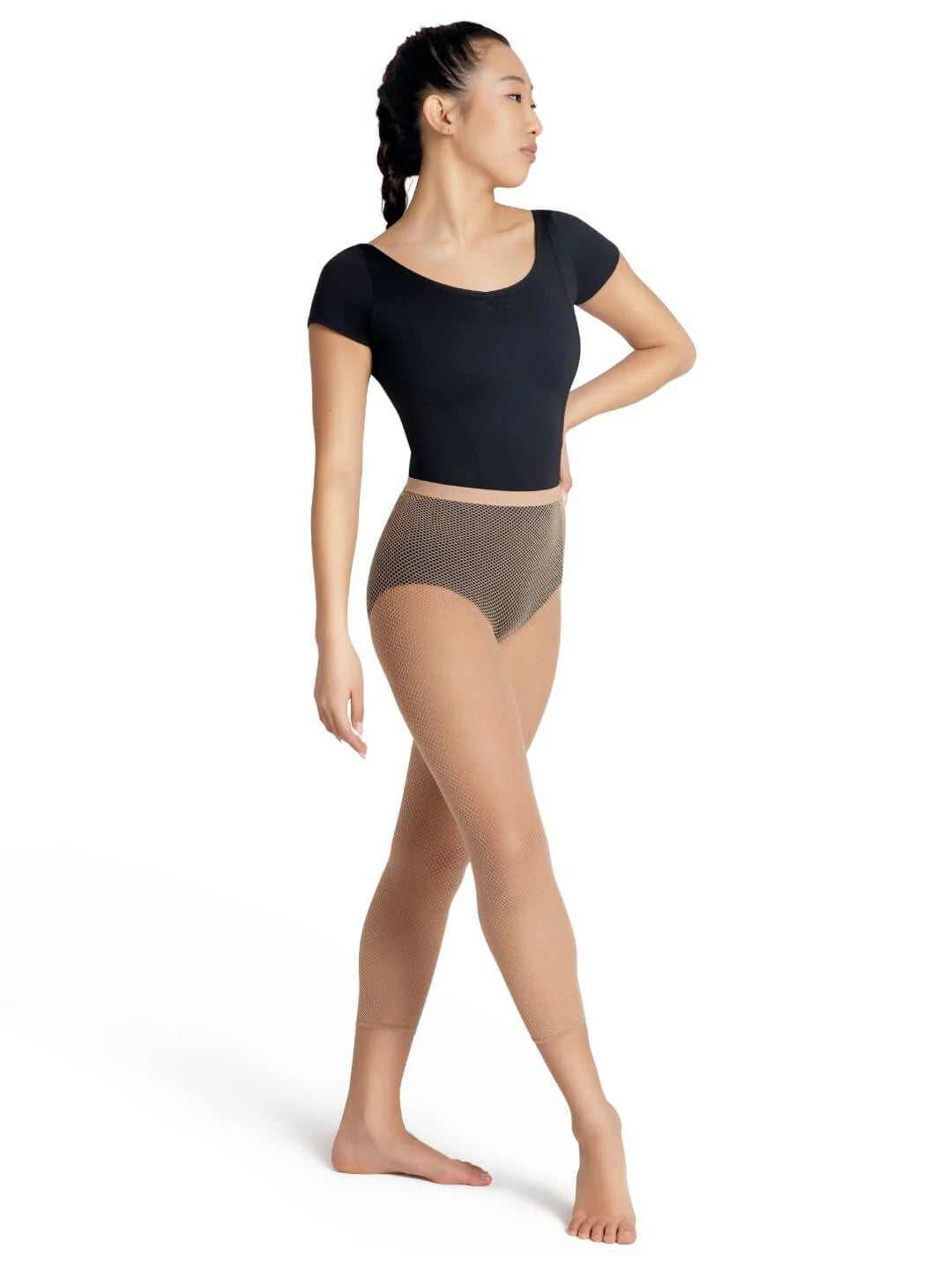 Capezio Crop Classic Fishnet Tights