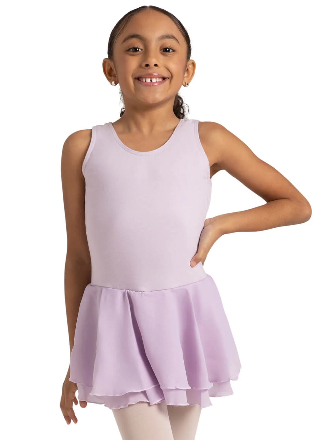 Capezio Double Layer Skirt Tank Dress - Girls