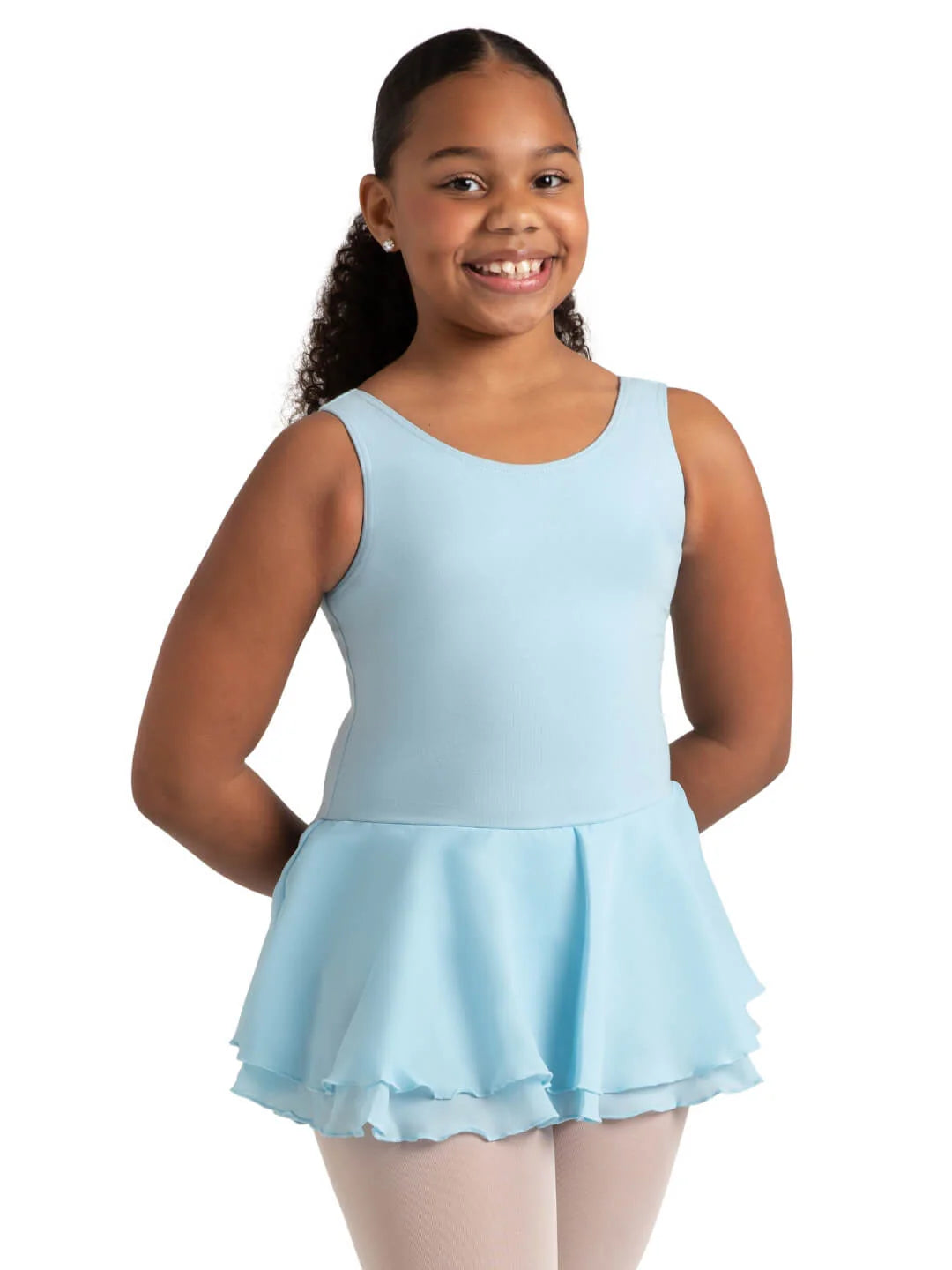 Capezio Double Layer Skirt Tank Dress - Girls