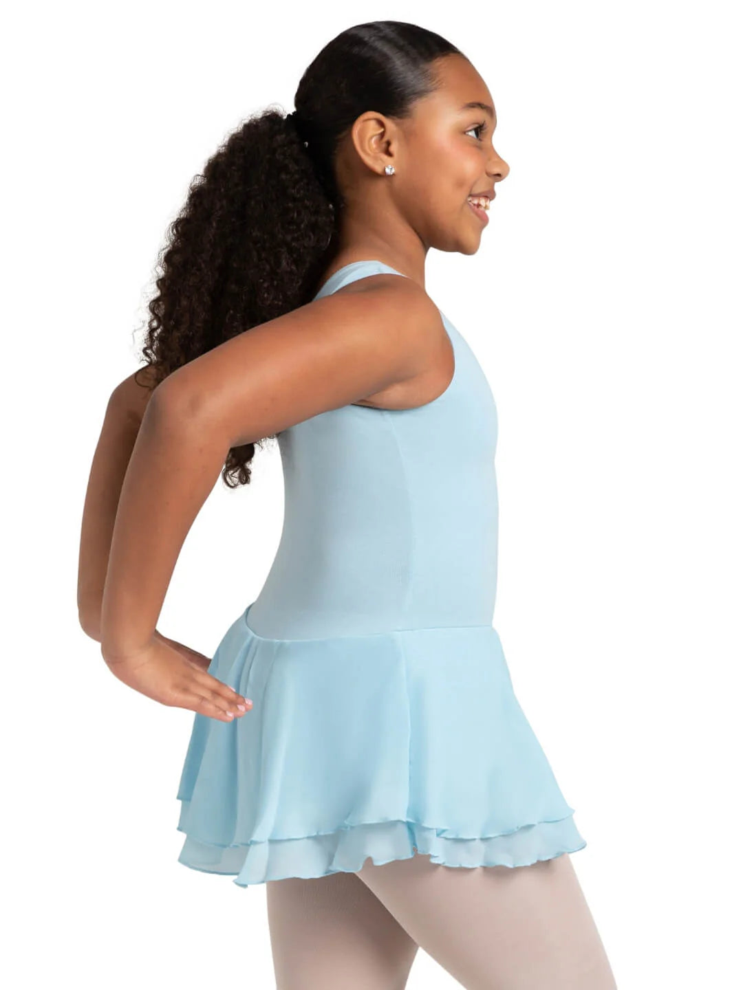 Capezio Double Layer Skirt Tank Dress - Girls