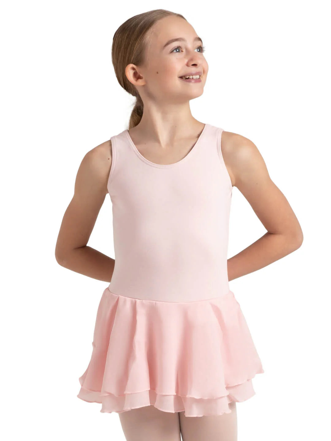 Capezio Double Layer Skirt Tank Dress - Girls