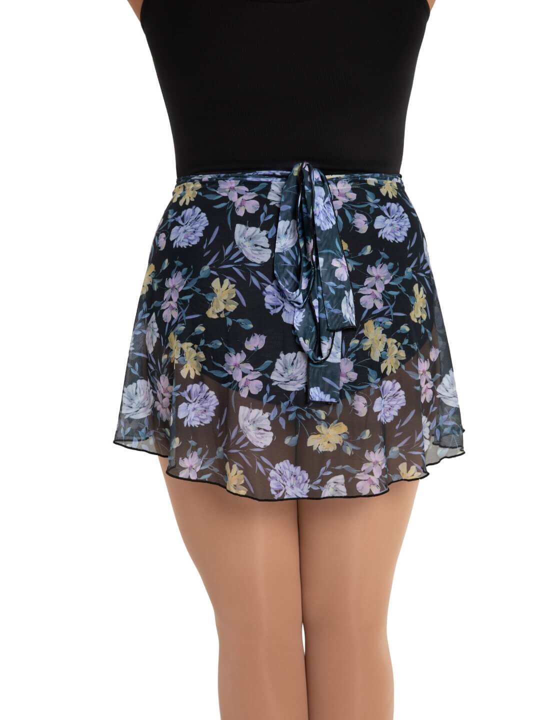 Capezio Le Jardin Printed Mesh Wrap Skirt