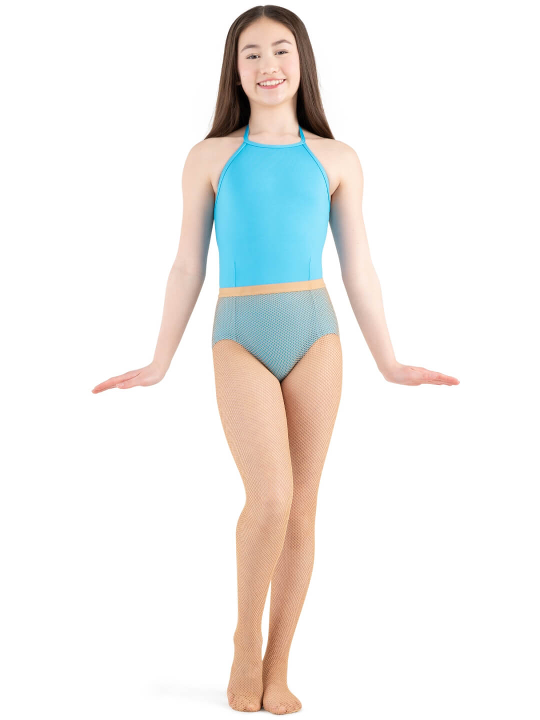 Capezio Professional Rhinestone Fishnet Tight - Kids