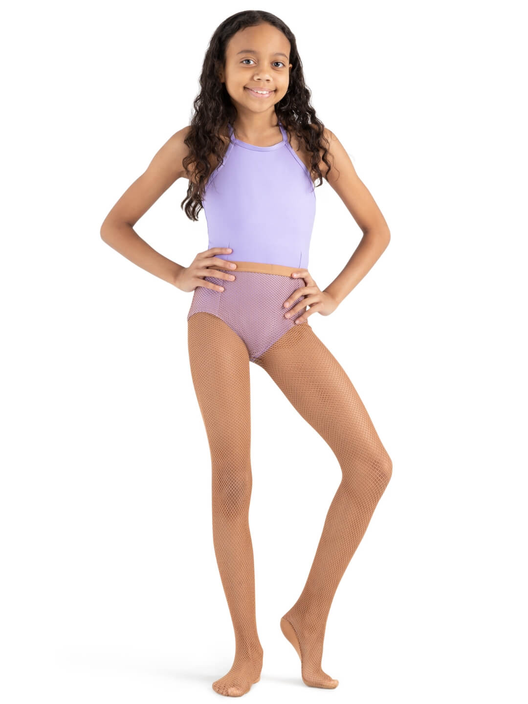 Capezio Professional Rhinestone Fishnet Tight - Kids
