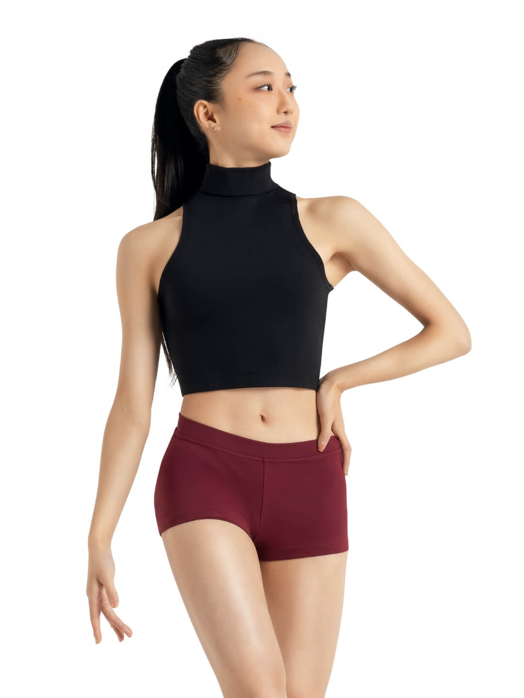 Capezio Team Basics Mock Neck Top