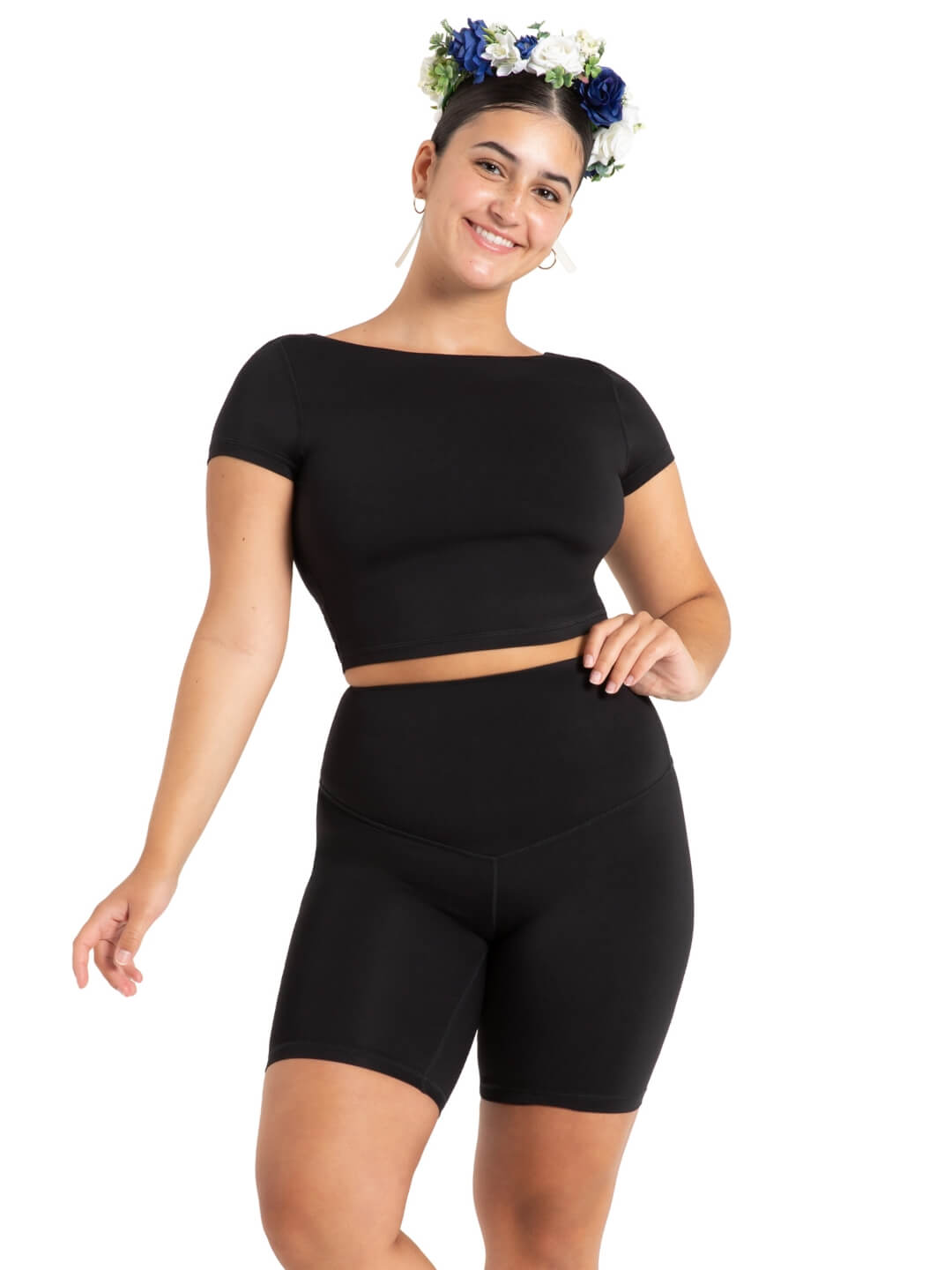 Capezio Wildflower Buttercup Bike Shorts