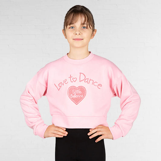 Little Ballerina Love to Dance Sweatshirt