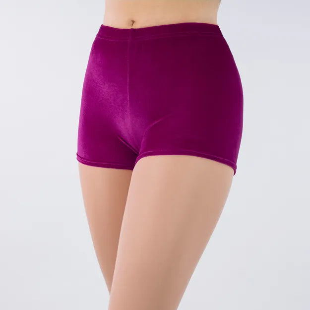 1st Position velour shorts