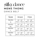 Silky dance Men's dance belt thong