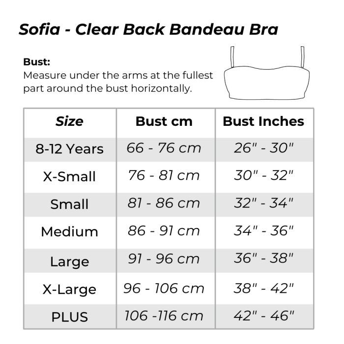 Silky Sofia bandeau dance bra