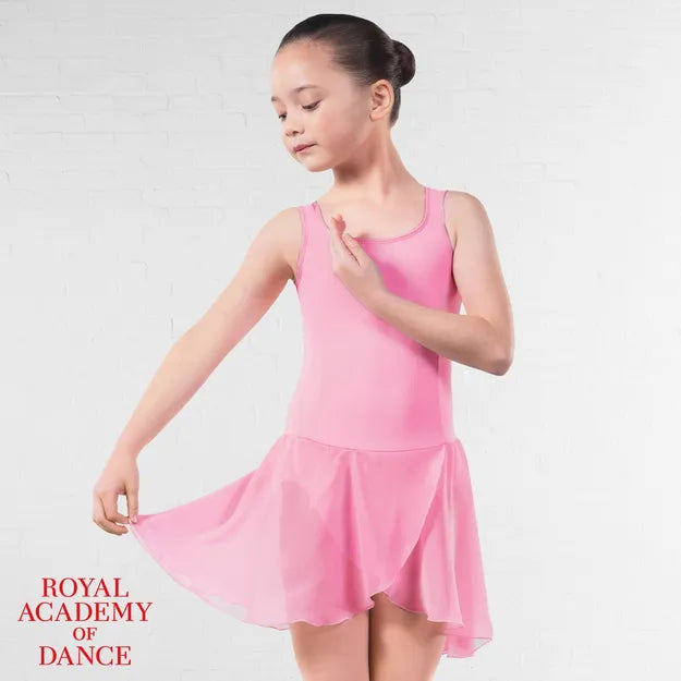 Princess Lined Skirted Leotard RAD approved Pink (First steps, Pre-primary & Primary ballet)