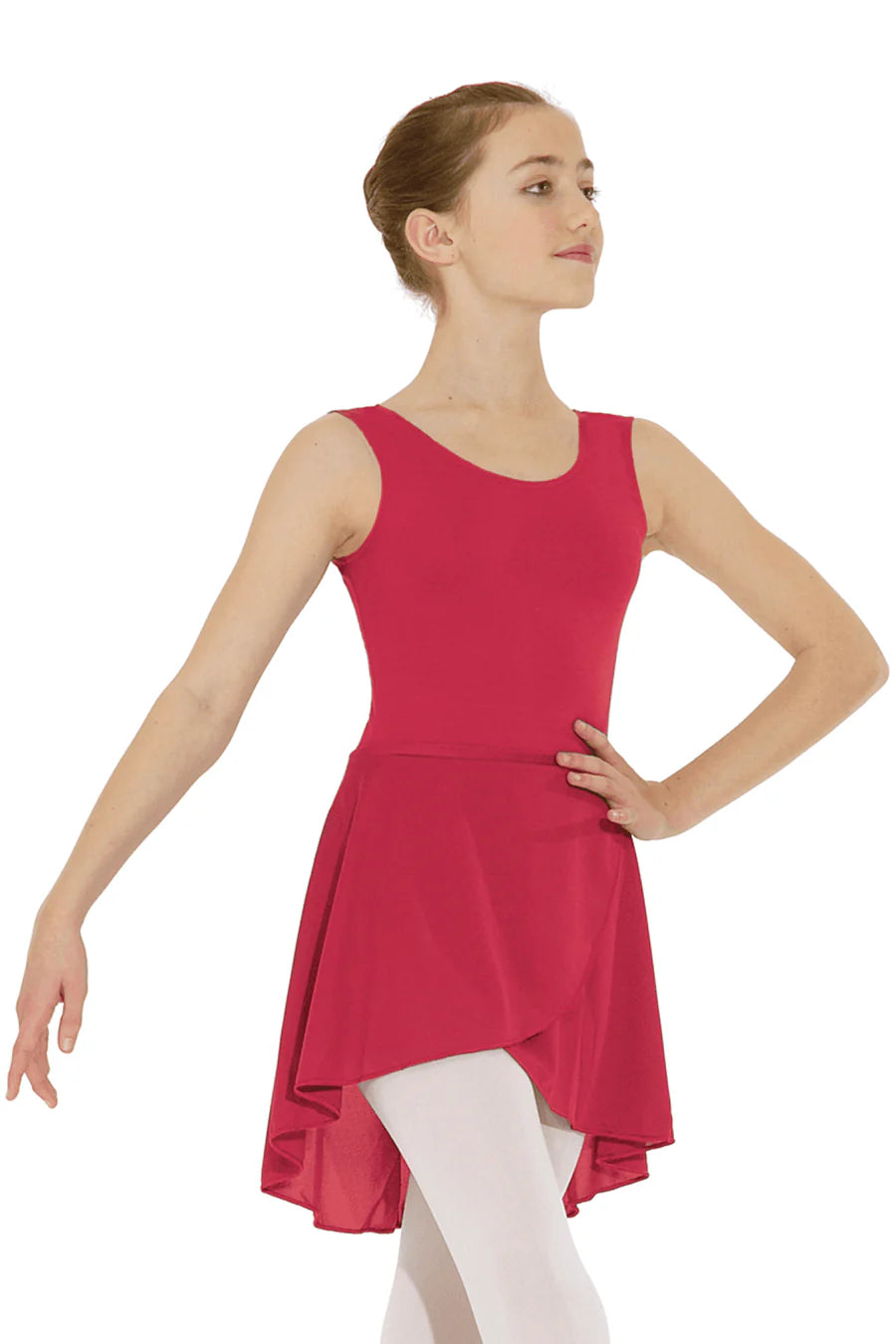 Roch Valley Wrapover polycrepe skirt