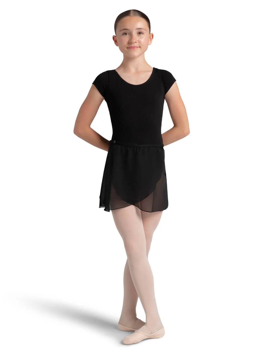 Capezio Chiffon Wrap Skirt - Girls