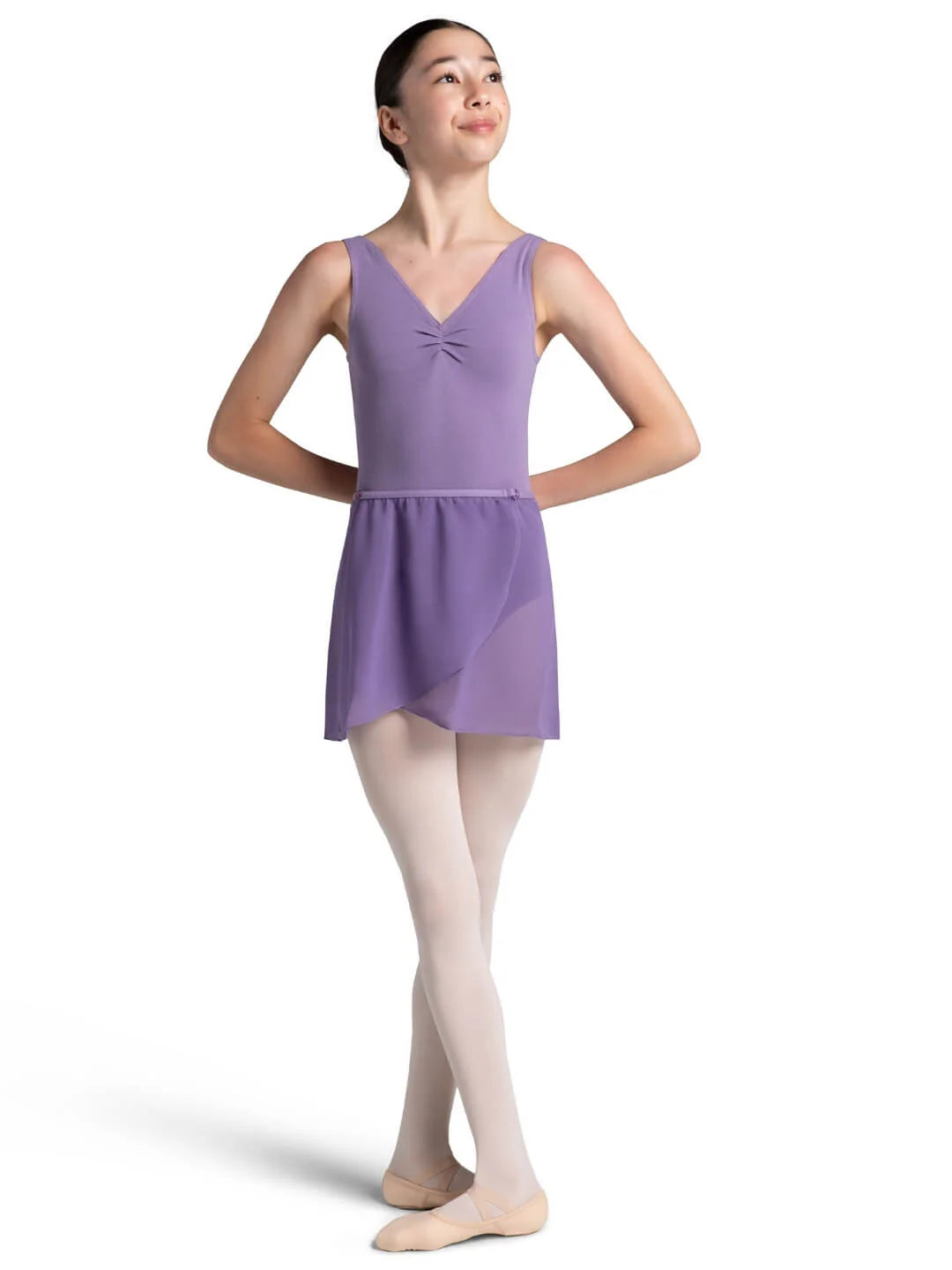 Capezio Chiffon Wrap Skirt - Girls