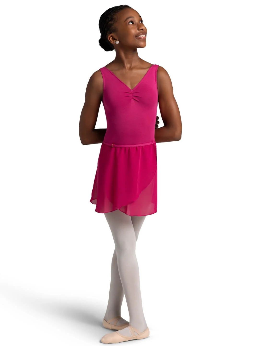 Capezio Chiffon Wrap Skirt - Girls