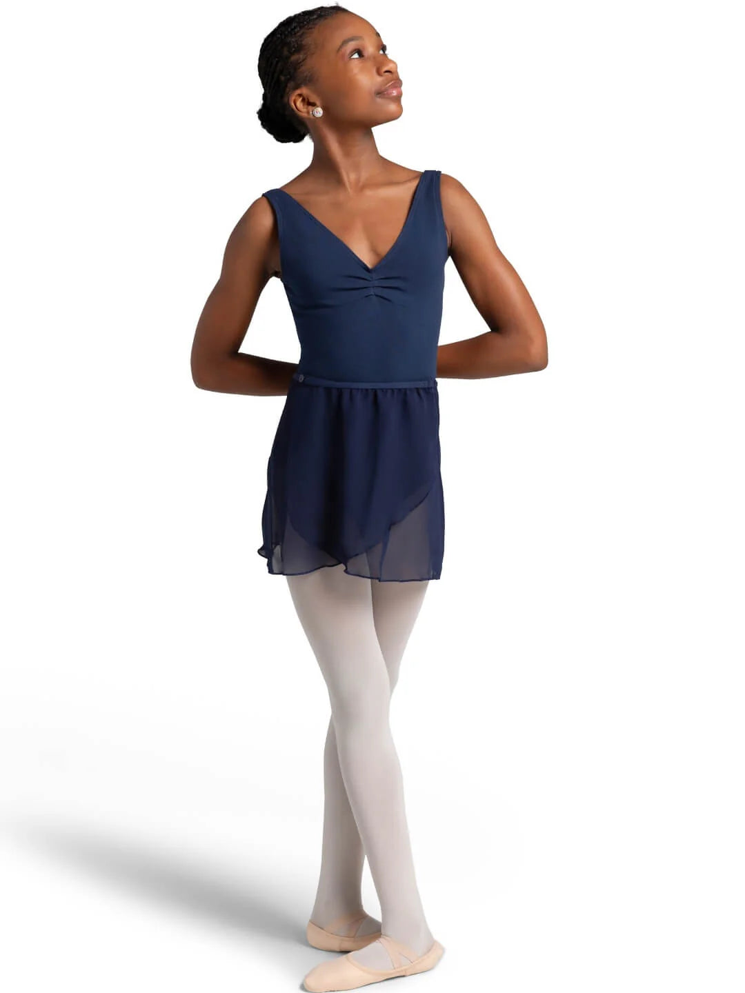 Capezio Chiffon Wrap Skirt - Girls