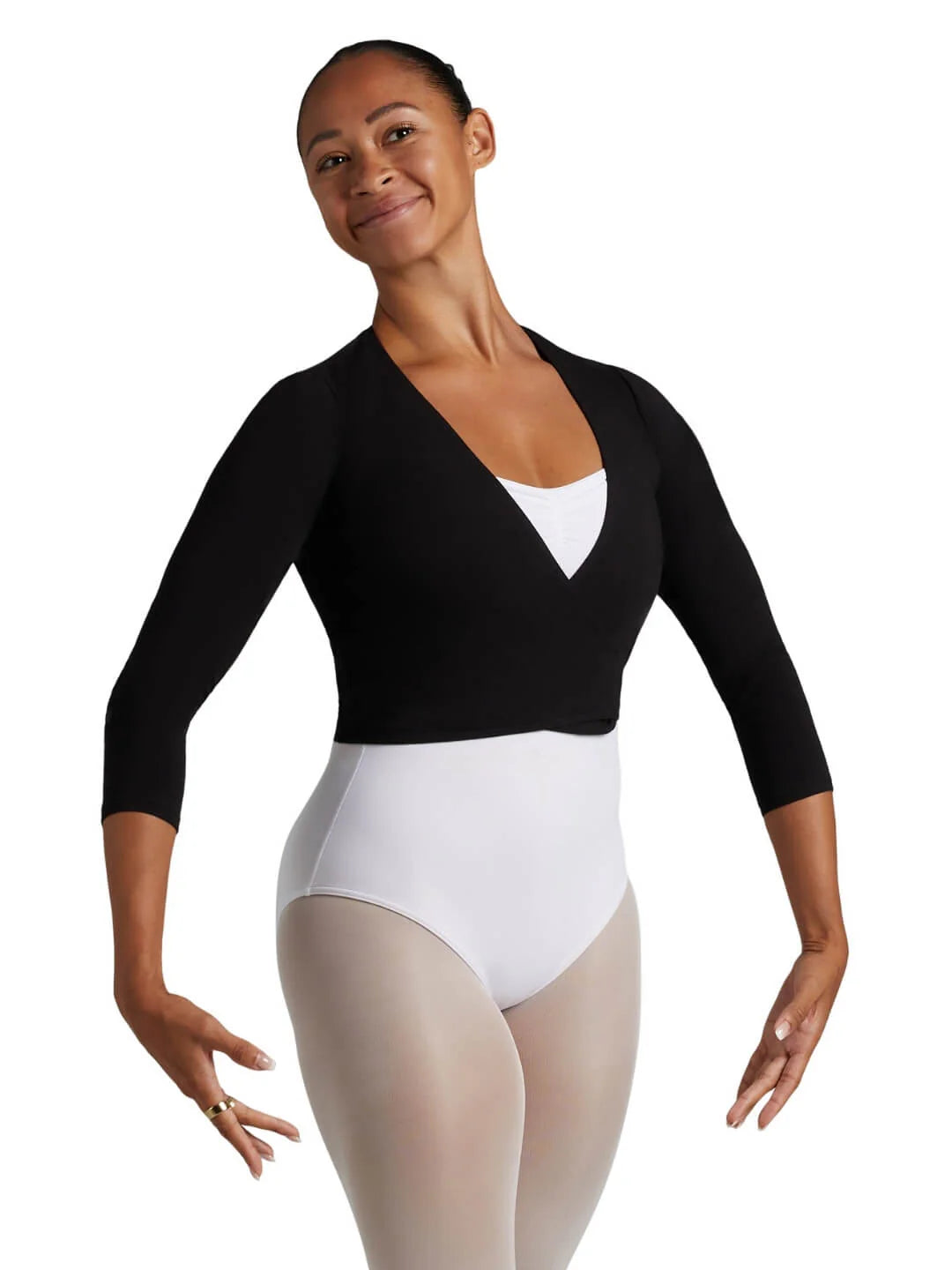 Capezio Cross Over wrap cardigan