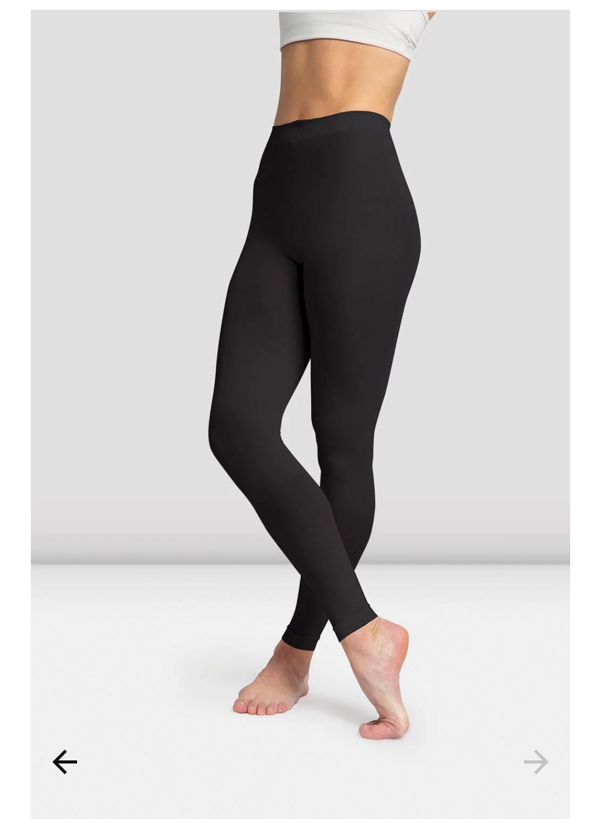 Bloch Footless contoursoft ladies