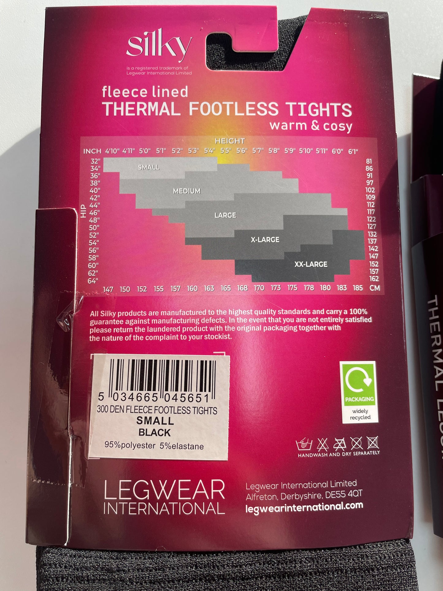 Adults thermal leggings