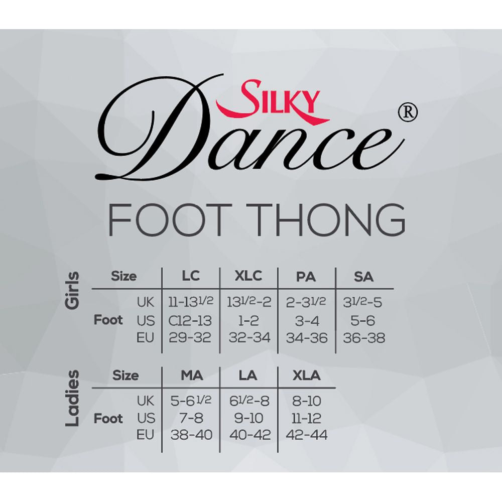 Silky Mesh Foot Thongs