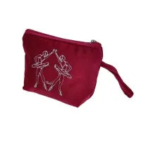 Tendu Velour cosmetic bag