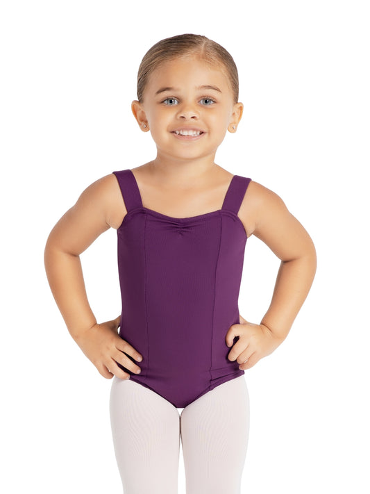 Wide strap leotard