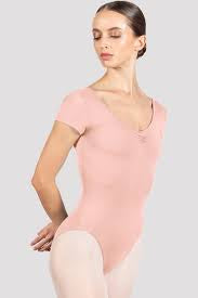 Bloch gathered cap sleeve