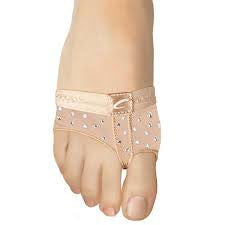 Capezio Rhinestone foot undeez