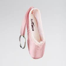 Pointe shoe keyring