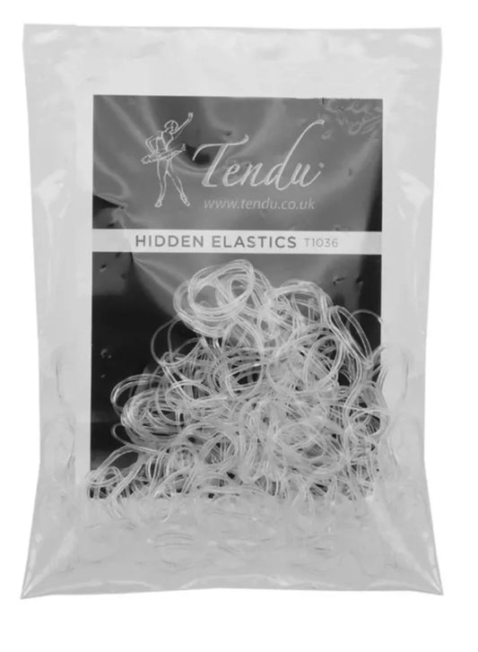 Tendu hidden clear elastic bobbles