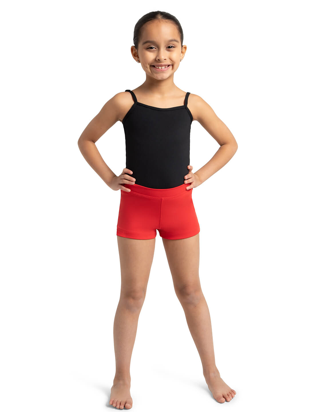 Capezio Team Basics Boy Cut Low Rise Shorts - Kids