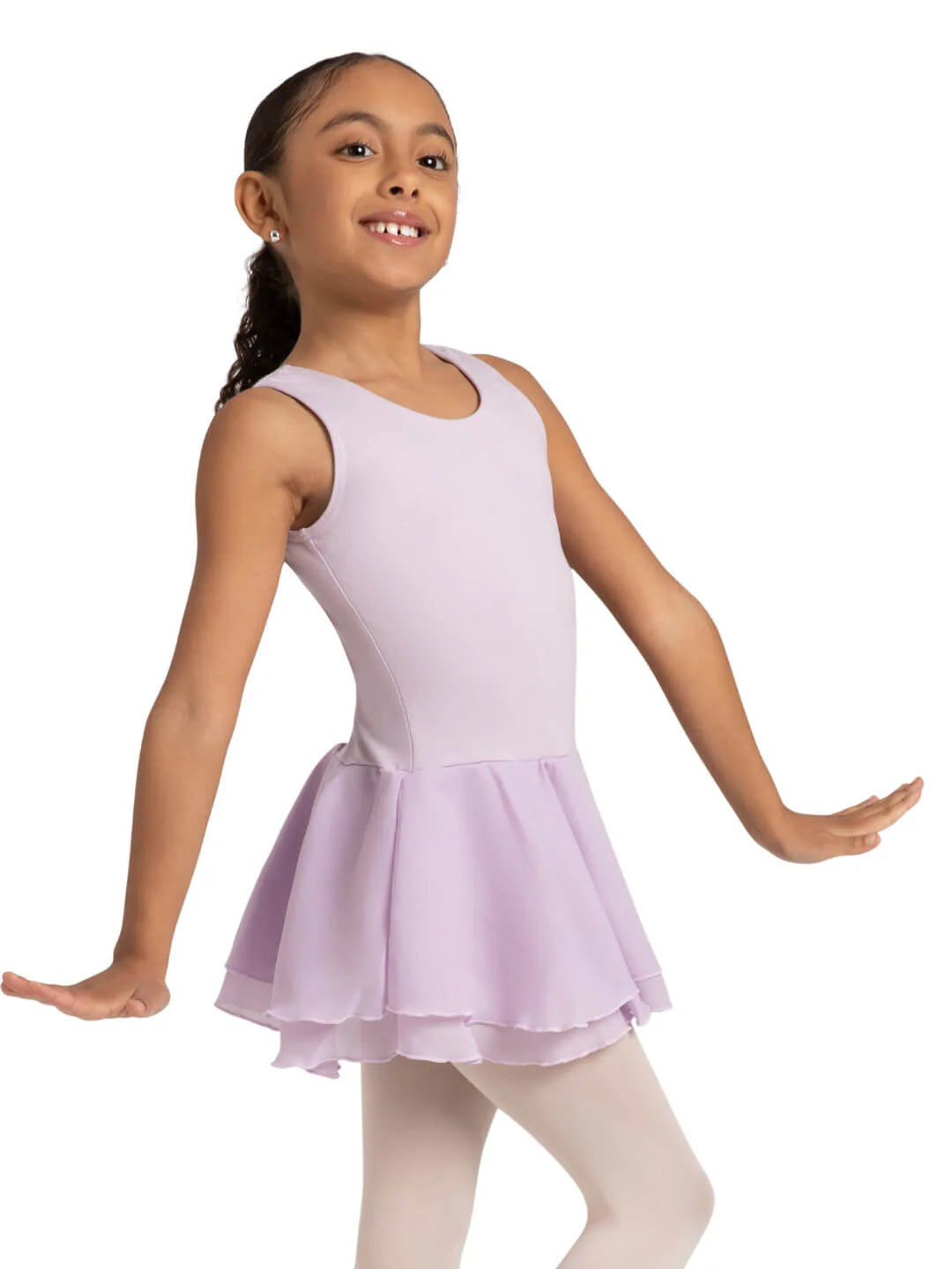 Capezio Double Layer Skirt Tank Dress - Girls