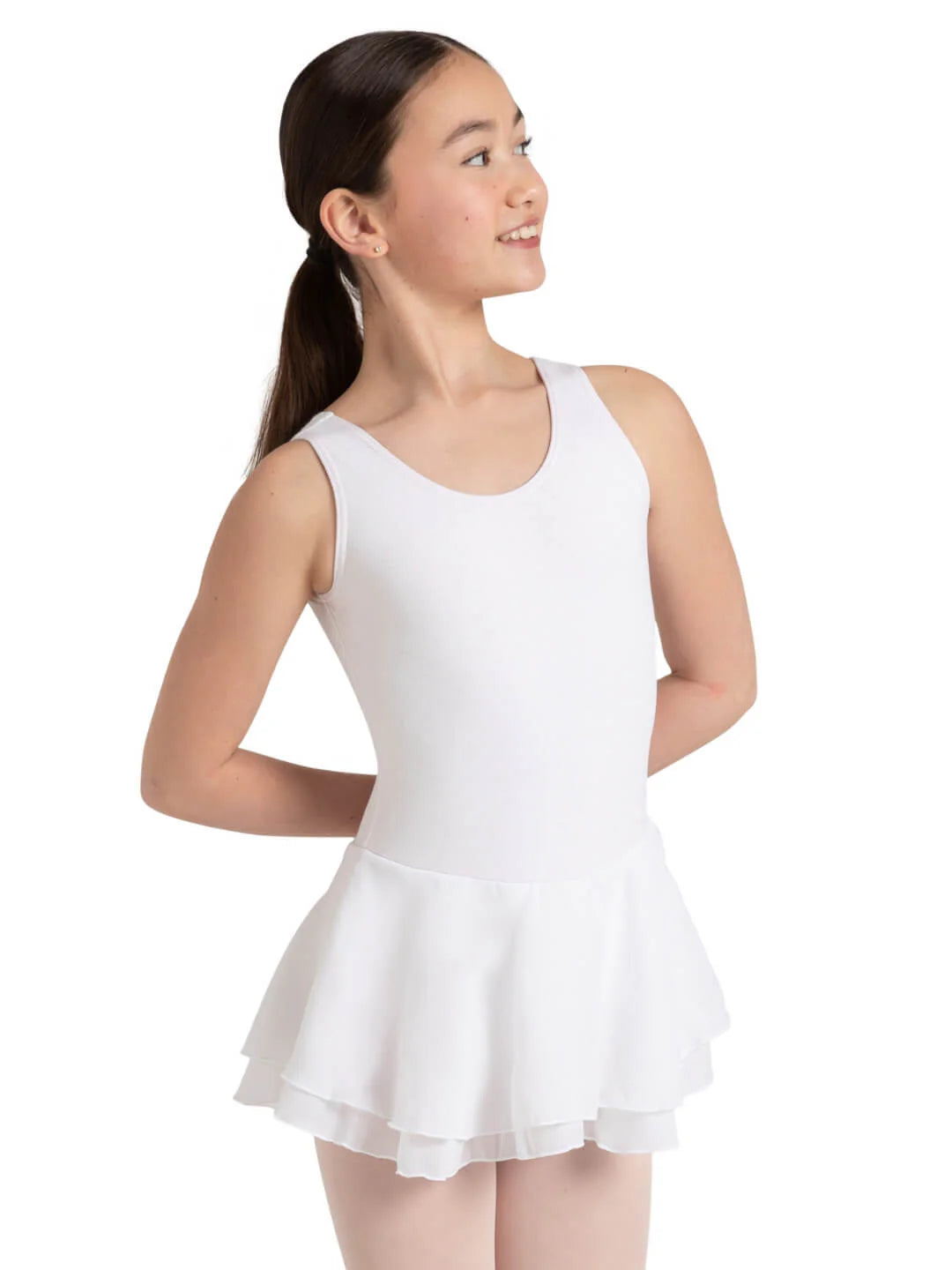 Capezio Double Layer Skirt Tank Dress - Girls