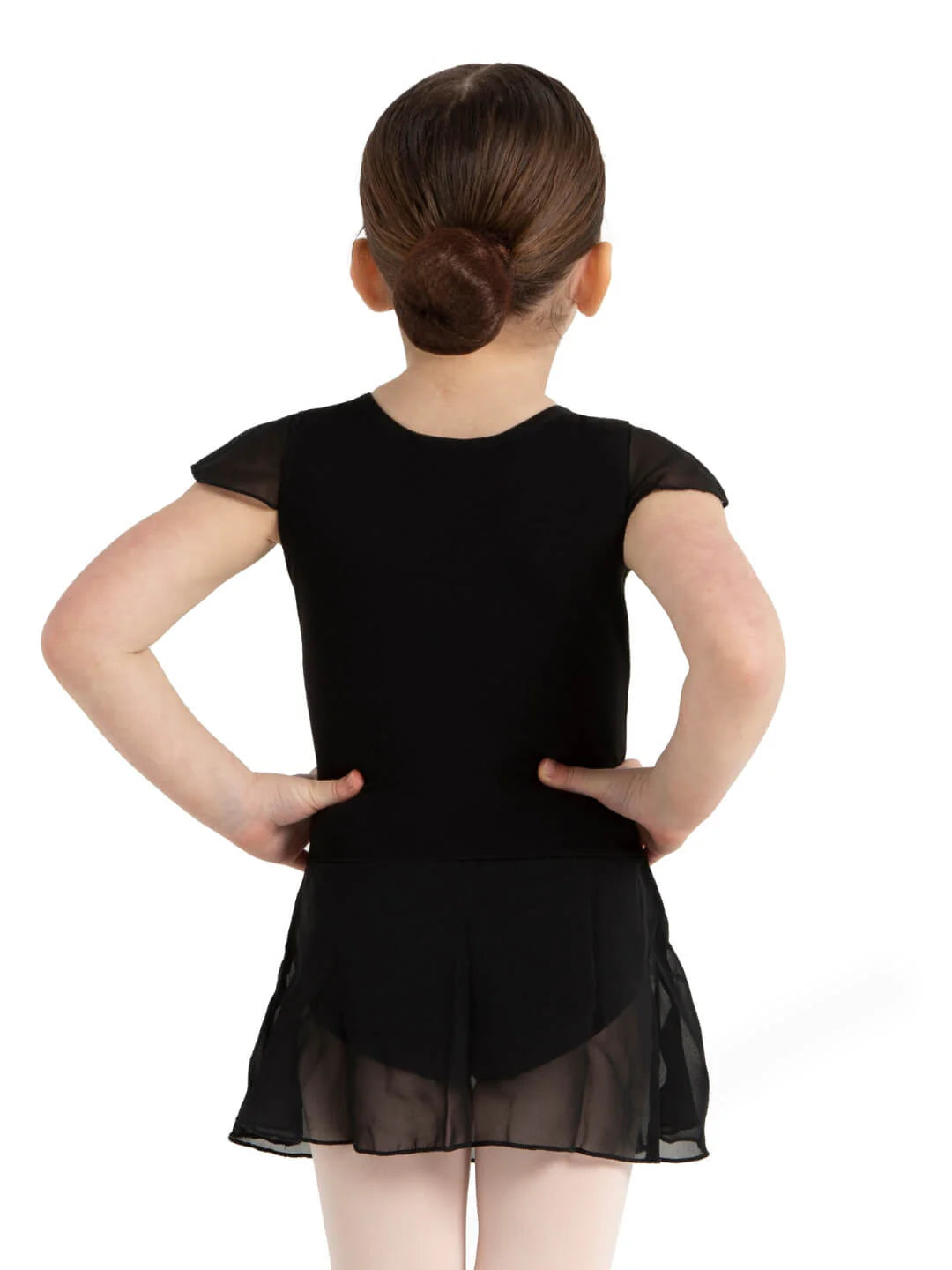 Capezio Flutter Sleeve Dress - Girls