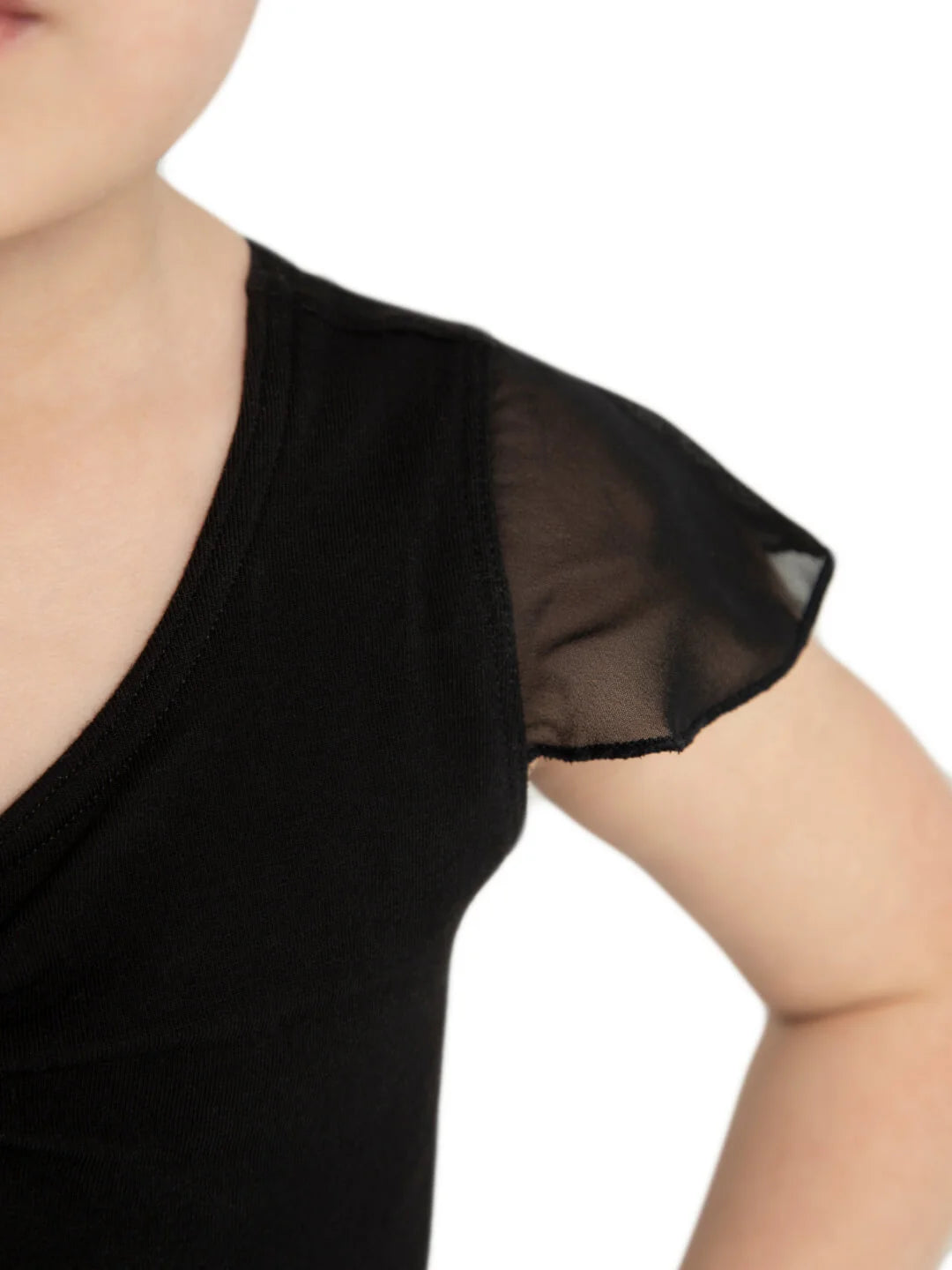 Capezio Flutter Sleeve Dress - Girls